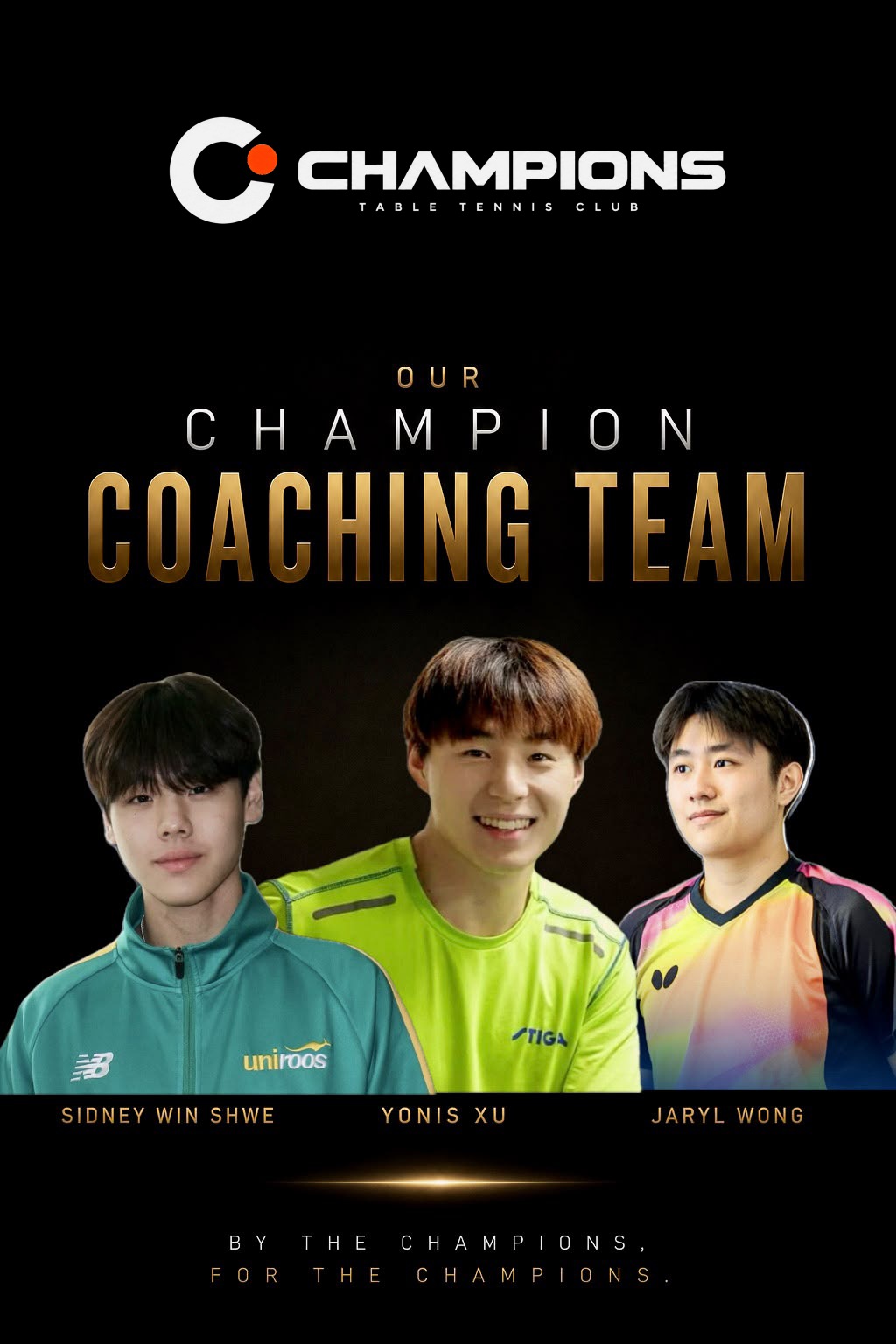 CTTC champion coaching team